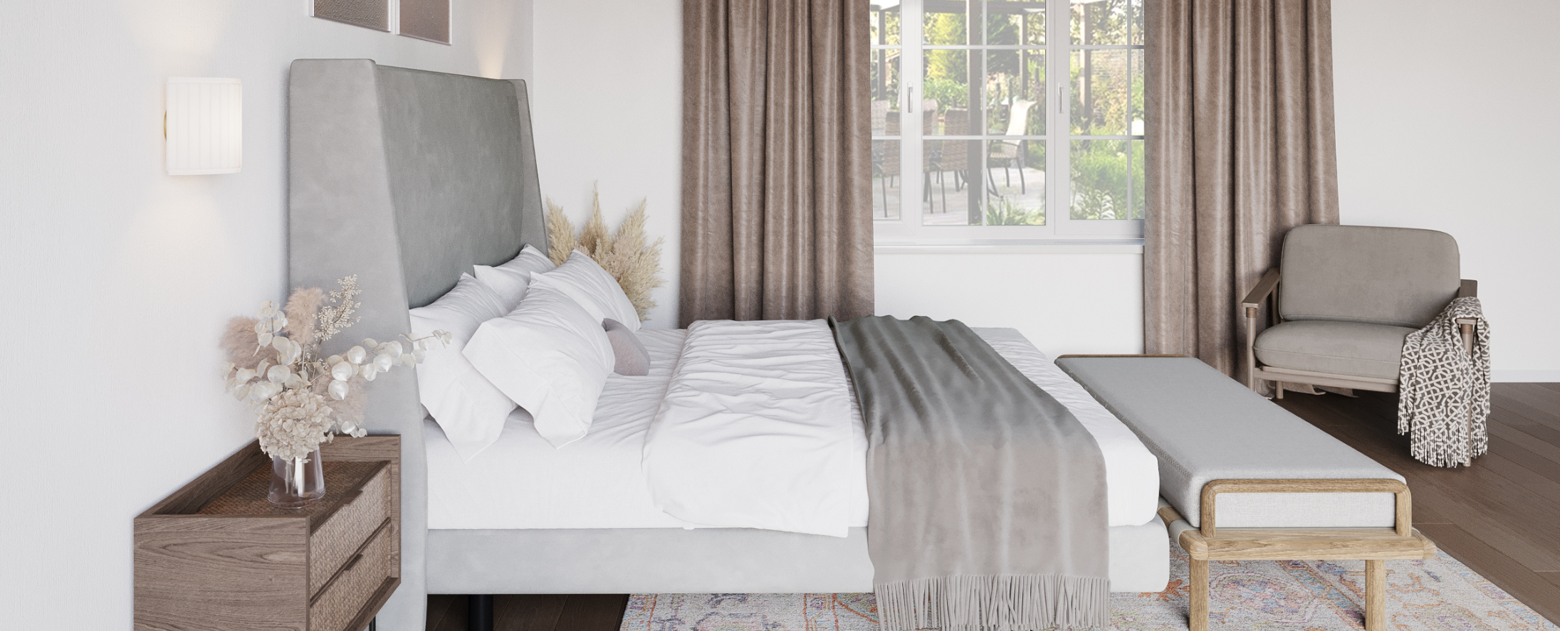 Styling your headboard